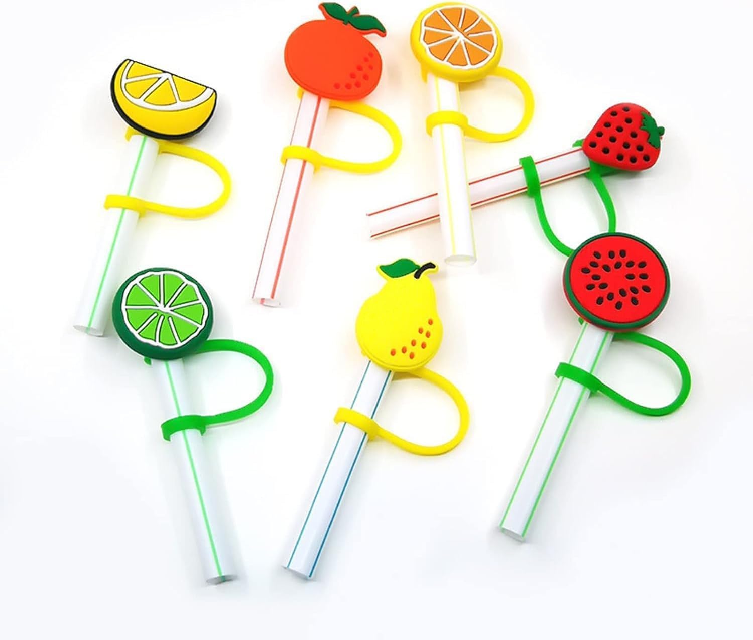 Yellow Pineapple Straw Cover for Stanley 40&30 Oz Cup, 8mm Silicone Straw Covers Cap for Stanley Cup Accessories, Cute Topper for Tumblers,Cap Stopper for Reusable Straws Tip Lids - Image 6