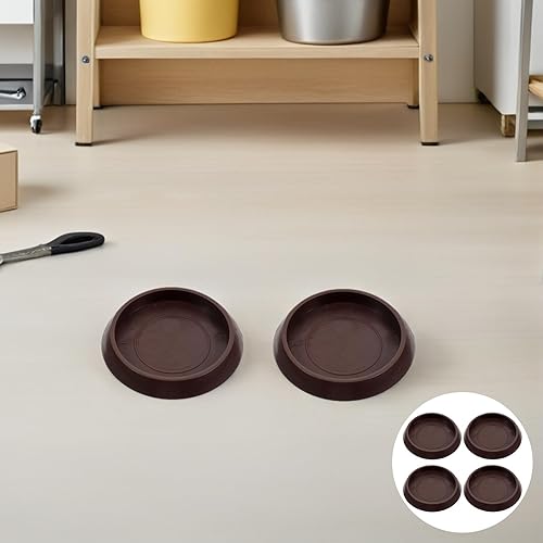 Miniatura 7 de Homoyoyo Protectores de patas de silla, protectores de suelo para patas de silla, tazas redondas de goma antideslizantes, protectores de patas de