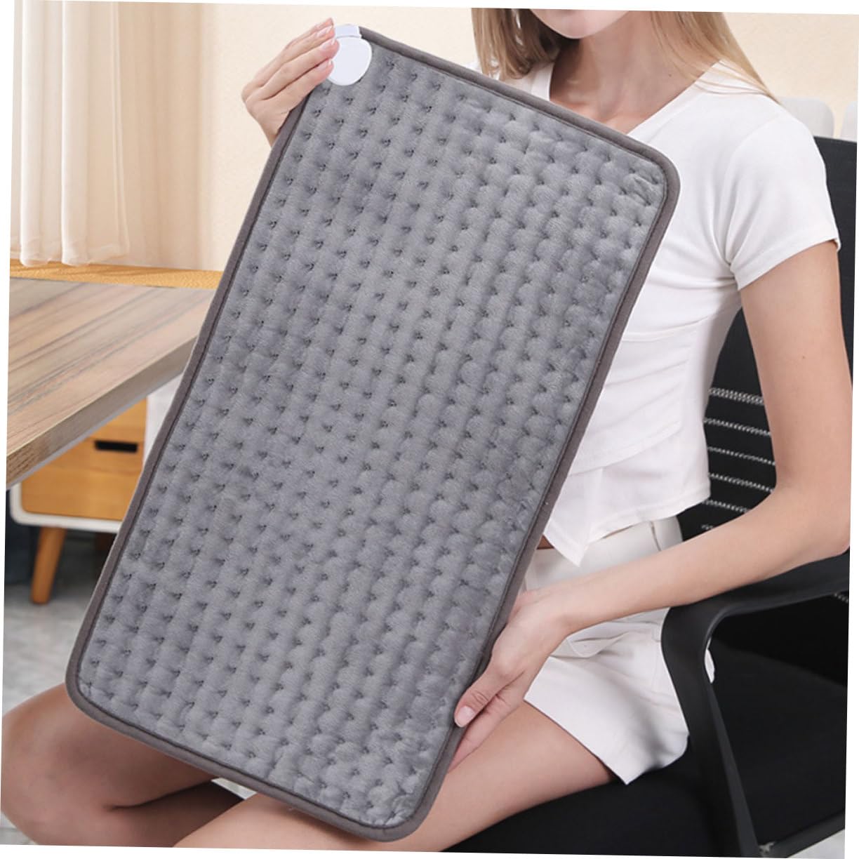 PACKOVE Almohadilla Térmica Eléctrica Para Mujeres Cólicos Menstruales Calentador Pies Almohadilla Espalda Calefactor