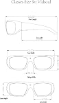 OHO Ultra-Thin Lightweight Sports Camera Sunglasses, 24MP Camera, 1080P Video, Water Resistant UV400 Lens