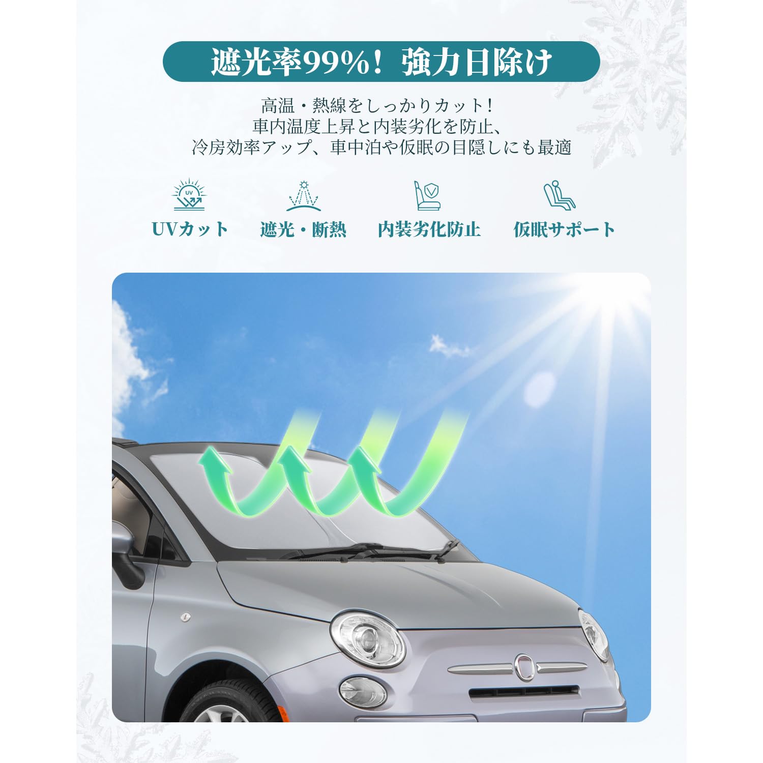 Amazon.co.jp: HUAHAO 新型 フィアット 500/アバルト 595専用