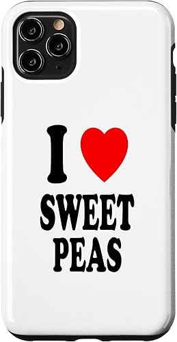 Vista 28 de iPhone 12 mini I Heart (Love) Sweet Peas Gardening Botany Botanist Case