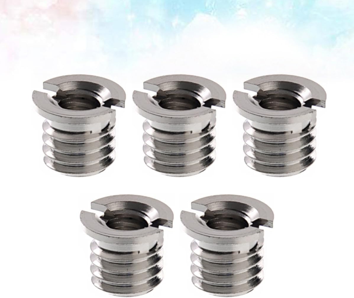 Camera Conversion Screw Nut Silver Adapter 20pcs 1/4 Inch to 3/8 Inch