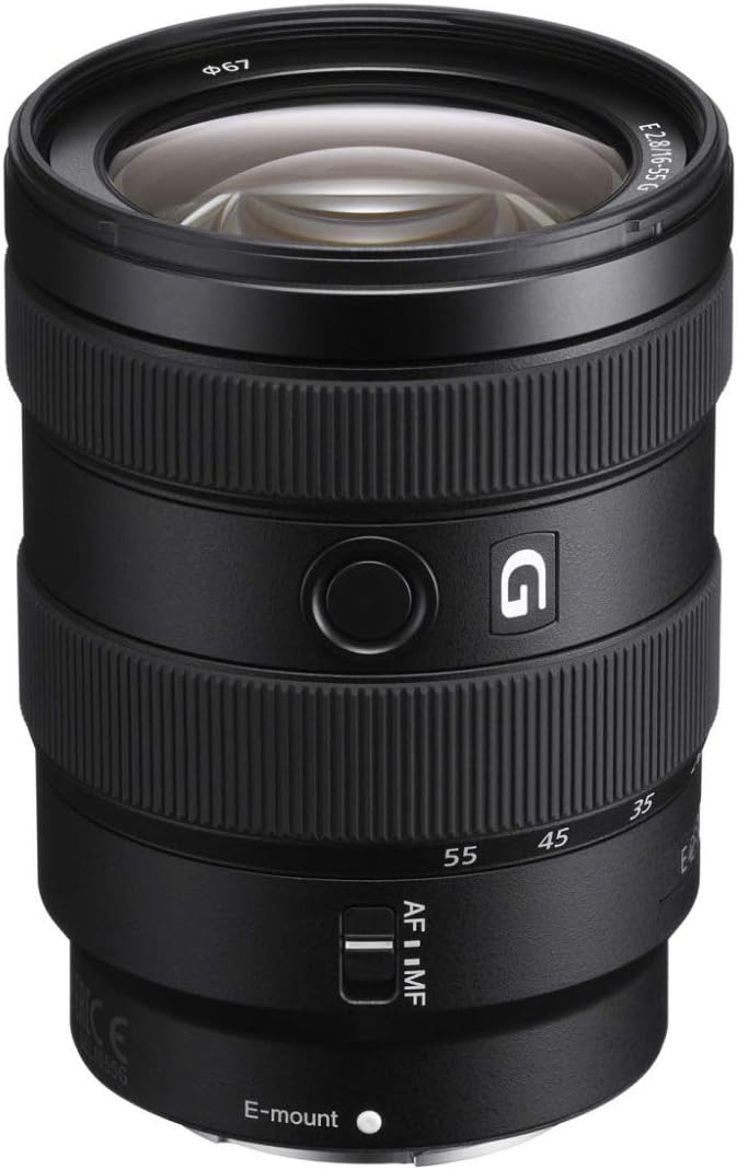 Sony E 16-55mm f/2.8 G Lens Bundle with Software Suite, Lens Cleaning Kit, and 64GB Extreme Pro SDXC UHS-I Memory Card (4 Items)