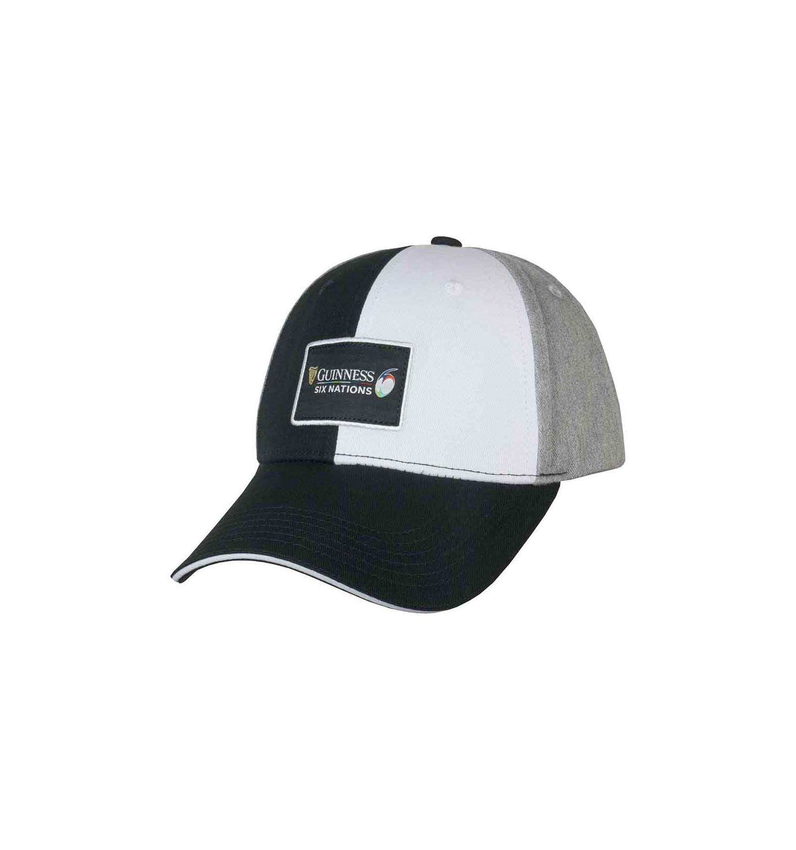Guinness Six Nations Quartered Rugby Cap Black