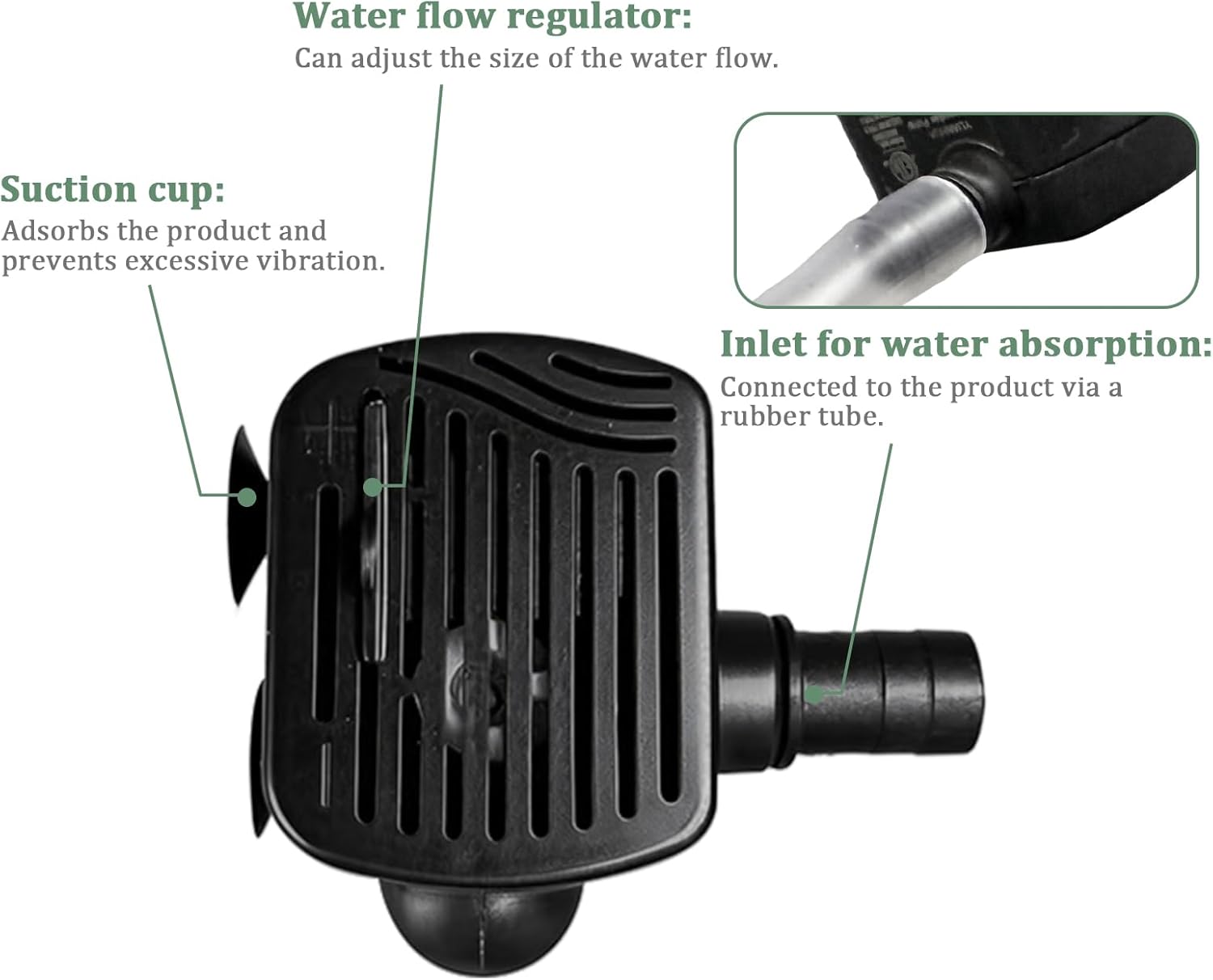 YEAHOME Tabletop Water Fountain with Standing Metal Crane for Home Decor, 3-Tier Lotus Leaf Indoor Zen Waterfall Fountains for Apartment, Living Room, Housewarming Gifts