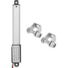 DTGN DC12V Mini Electric Linear Actuator 3"Stroke - 188N/42.3lbs - 0.2"/s Speed IP54 Waterproof Linear Actuator W/Brackets & Screws for Robotics, Cabinets, Home Automation