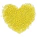 PH PandaHall 6/0 Glass Seed Beads Round Pony Bead Diameter 4mm About 4500Pcs for Jewelry DIY Craft Yellow Opaque Colours