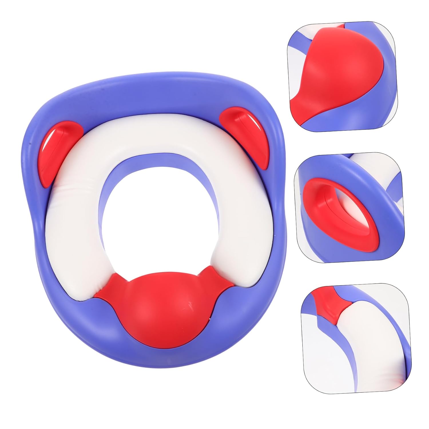 Hemoton Portable Boy Girl Potty Seat Boys and Girls Training Ring PVC Material Easy to Clean