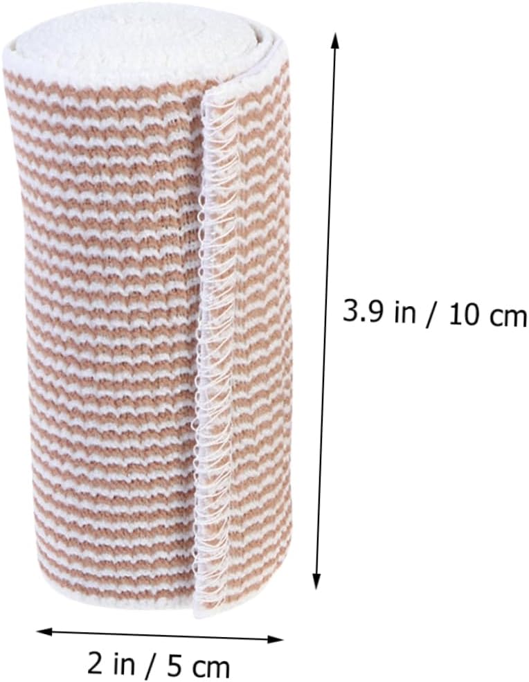 PartyKindom 10rolls Self-Adhesive Elastic Wraps for Injury Support Breathable Athletic Bandages for Ankle Wrist and Finger Each