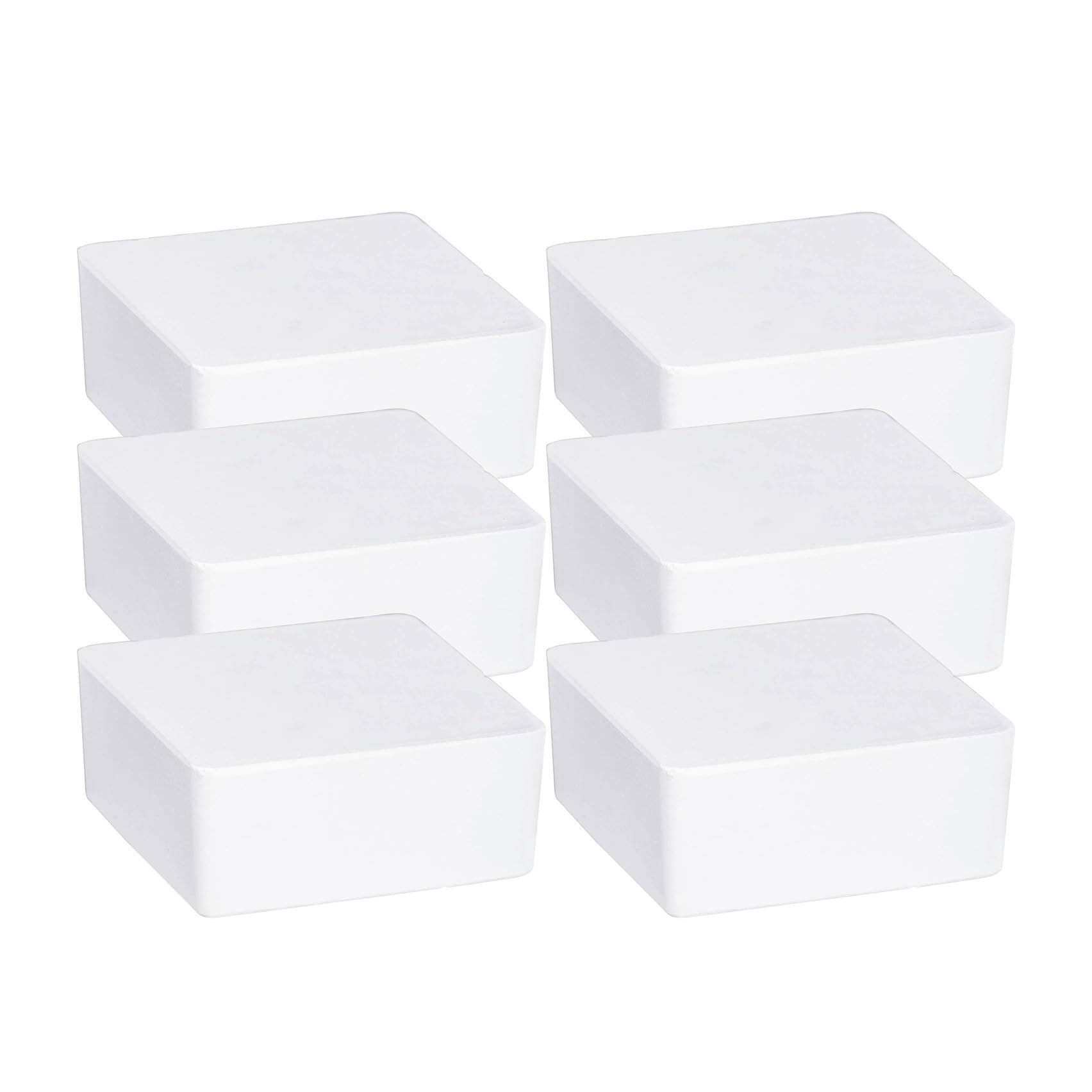 Raumentfeuchter Mod. Cube Nachfüller 1000 g, 6er Set, Für Räume bis 80 m³, Calciumchlorid, 12 x 5 x 12 cm