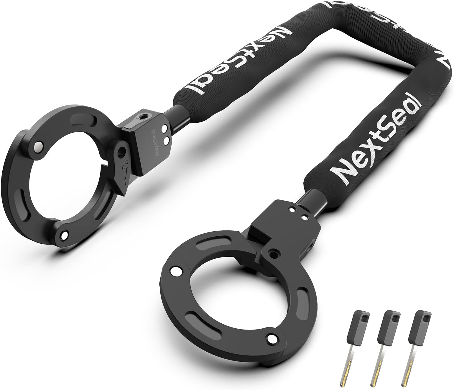 Electric Scooter Lock, High Security Scooter Lock, Keyless Locking, 35.5inch Anti Theft Bike Chain Locks with Key, Bicycle Accessories for Scooters, Bike, Motorcycle, Fence
