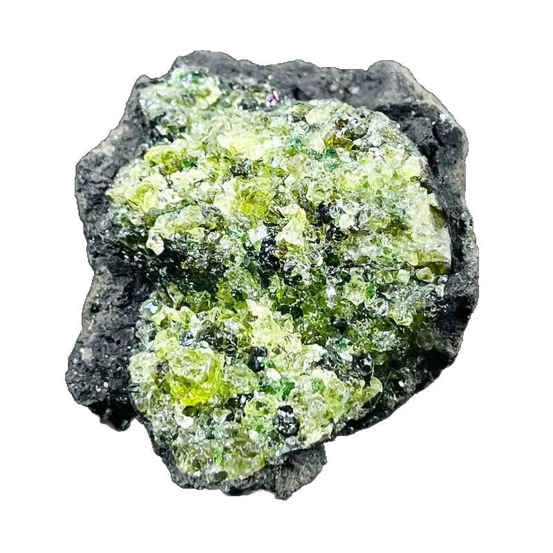 Naturalny oliwinowy oliwinowy surowy kryształowy kamień - 100% prawdziwy,