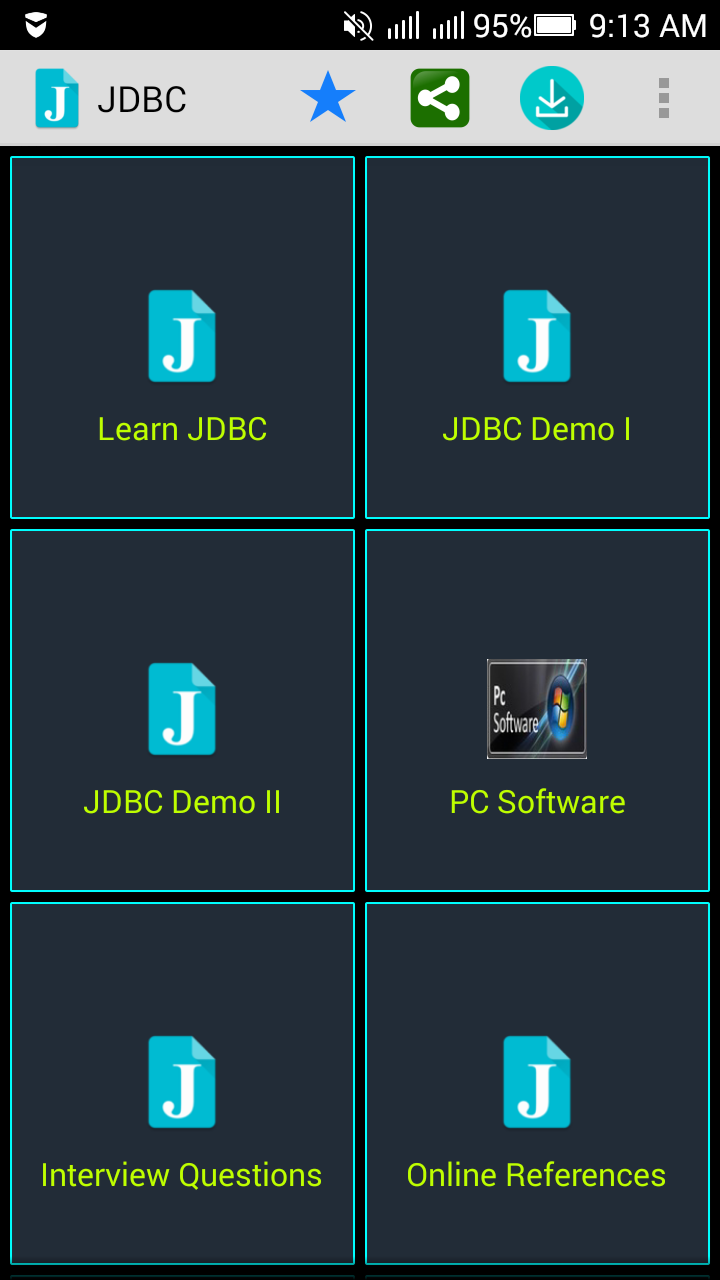 Java JDBC Tutorials - App on Amazon Appstore