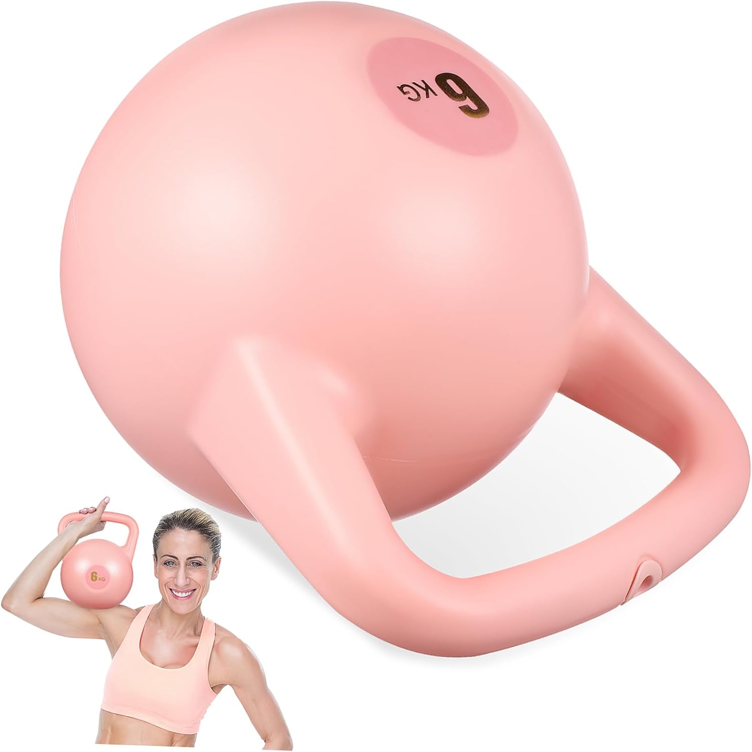 BESPORTBLE Water Kettlebell for Strength Training Soft Design for Pe Material Convenient and Portable for Weightlifting and Core Exercises