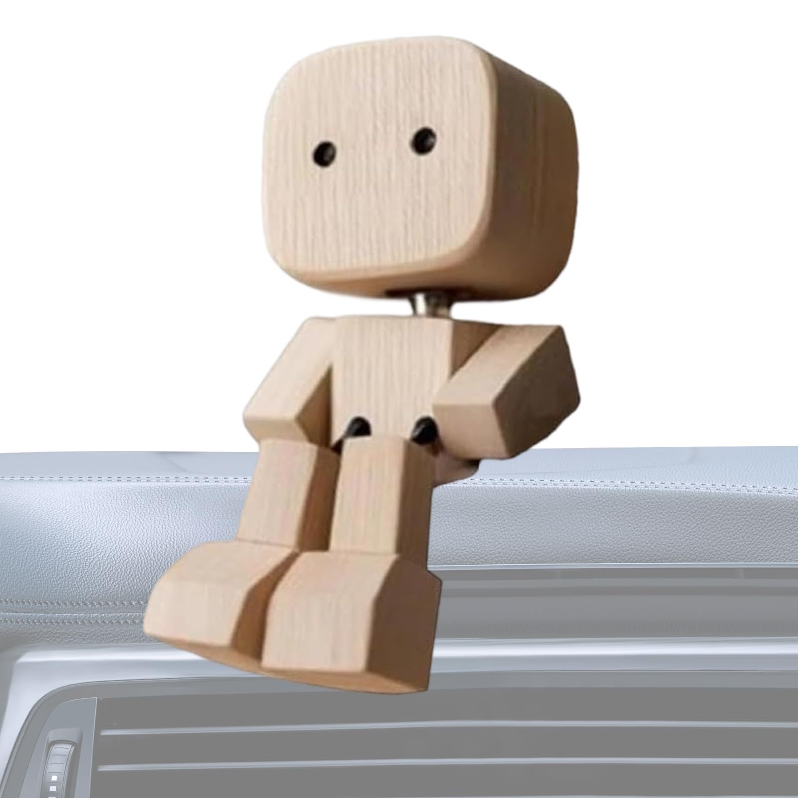 Muiltvoe Shaking Man Statue, Creative Tabletop Decor, Figurine for Car Dashboard, Study Shelf, Desk, Bedroom, Living Room, Home Decoration Display