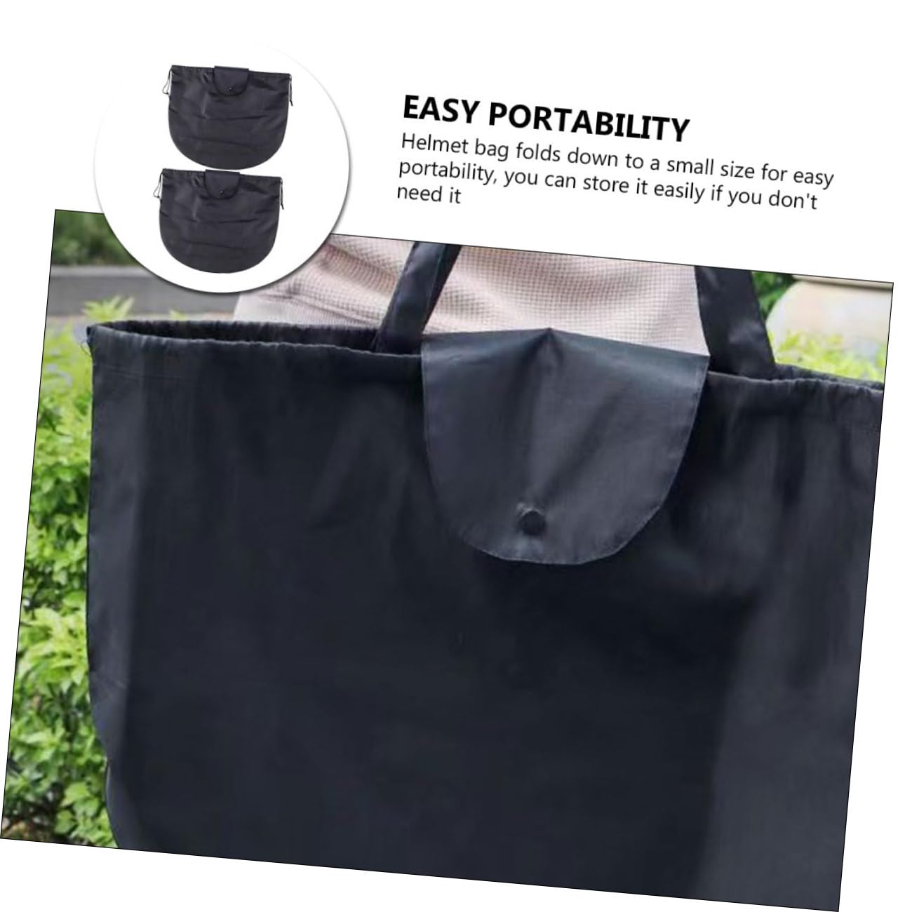 Alipis 4 Sätze Helm Aufbewahrungstasche Beide Helmbeutel Helmtasche Motorrad Tasche Für Motorradhelme Tragbar Motorradhelmtaschen Radsportzubehör Motorradtasche Polyester 2 Stück * 4