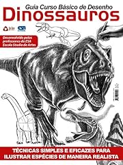 Capa de Guia Curso Básico de Desenho - Dinossauros