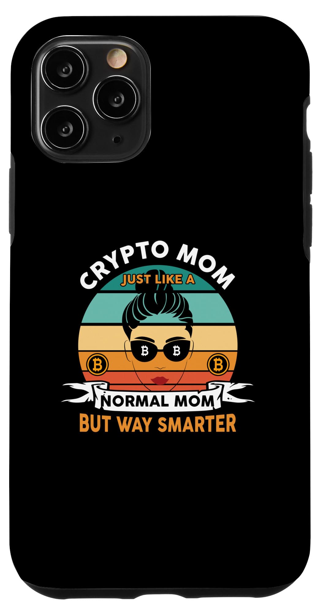 Amazon.com: iPhone 11 Pro Crypto Mom Just Like A Normal Mom But Way Smarter  Vintage Case : Cell Phones & Accessories