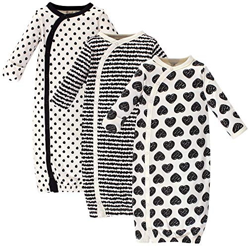Image of Touched by Nature Baby Girls' Organic Cotton Kimono Gowns