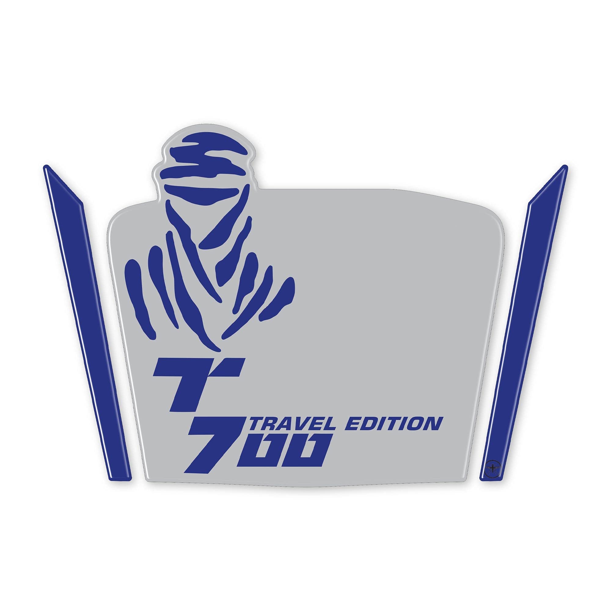 Labelbike 3D Sticker Screen Protector compatible with Yamaha Tenere 700 2019-2021 Blue