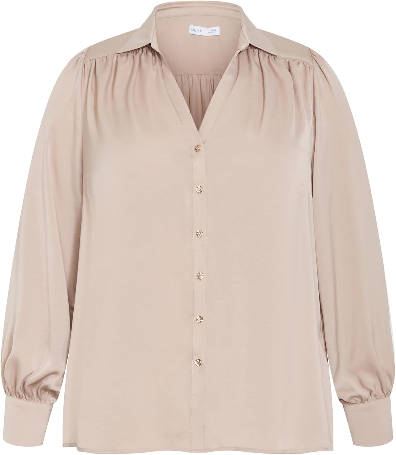 City Chic Plus Size Shirt - Hadlee Long Sleeve