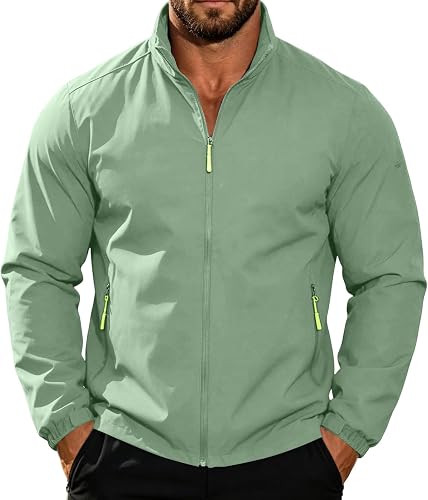LMRXOFE Travel Gym Jackets for Men Fashion Plus Size Mens Jacket Soft Casual The