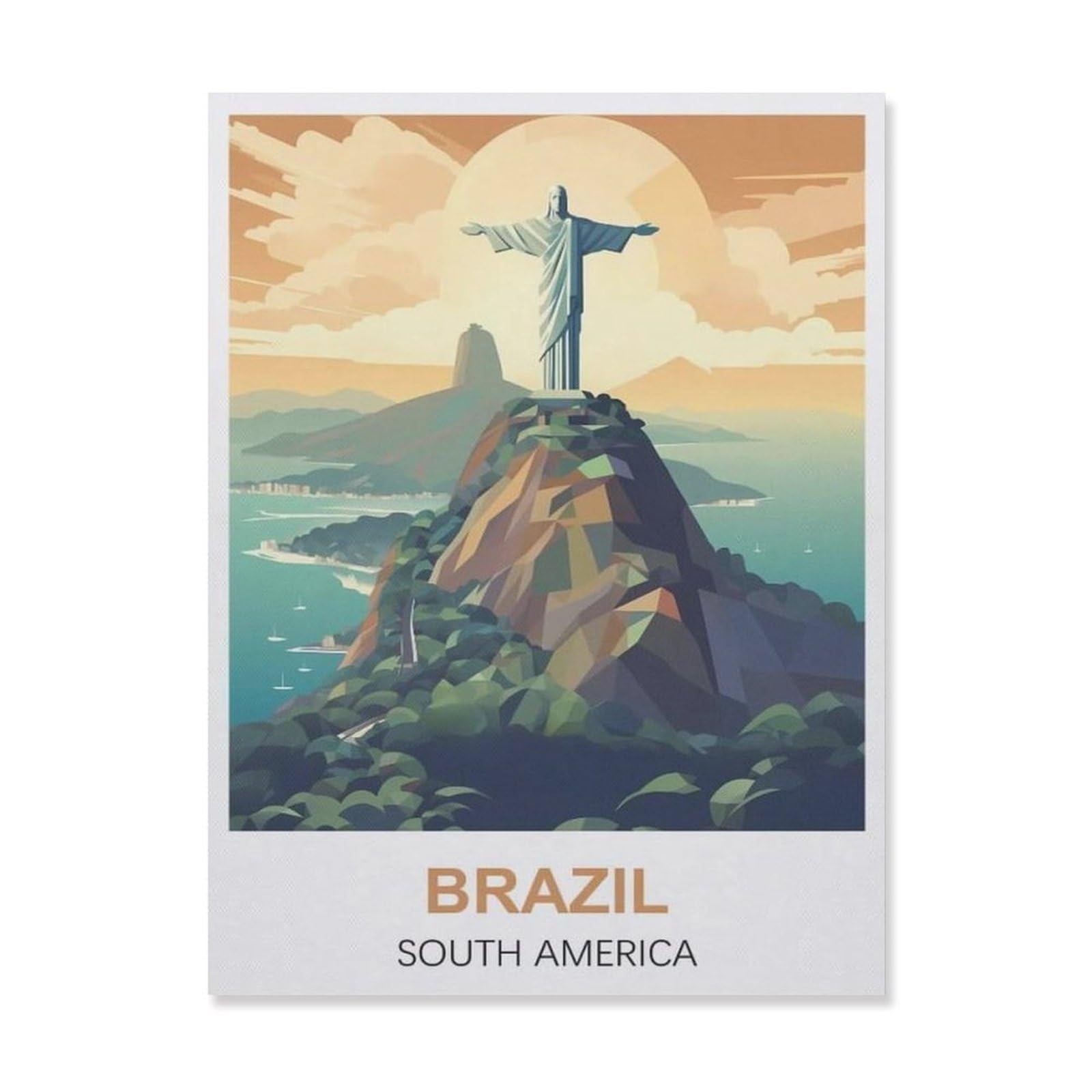 Metal Signs，Brazil South America(30x40cm）