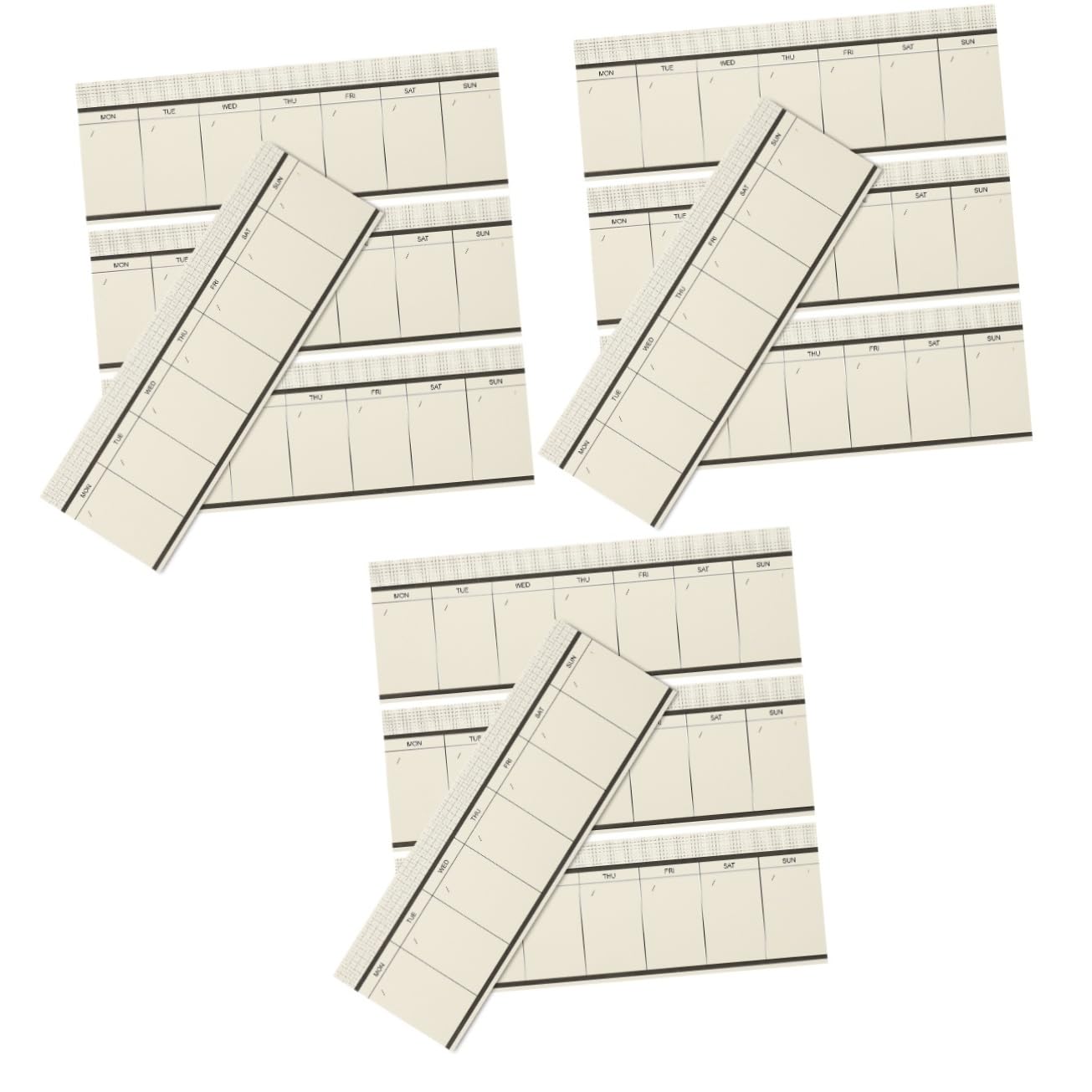 jojofuny 3 Set Blocco Note Memo Pad Per Pianificazione Settimanale Blocchi Appunti Strappabili Per Ufficio E Studio Planner Giornaliero Semplice E Funzionale Per Studenti E 4 Pezzi * 3