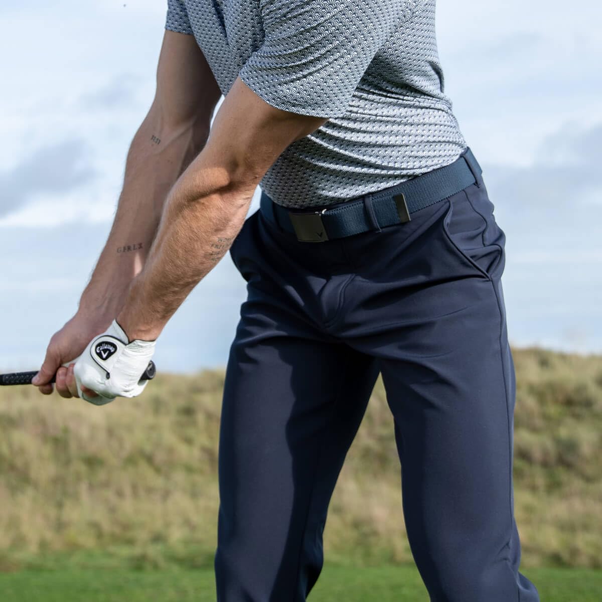 Callaway Golf Ace Pantaloni Ricamati Termici Resistenti all'Acqua