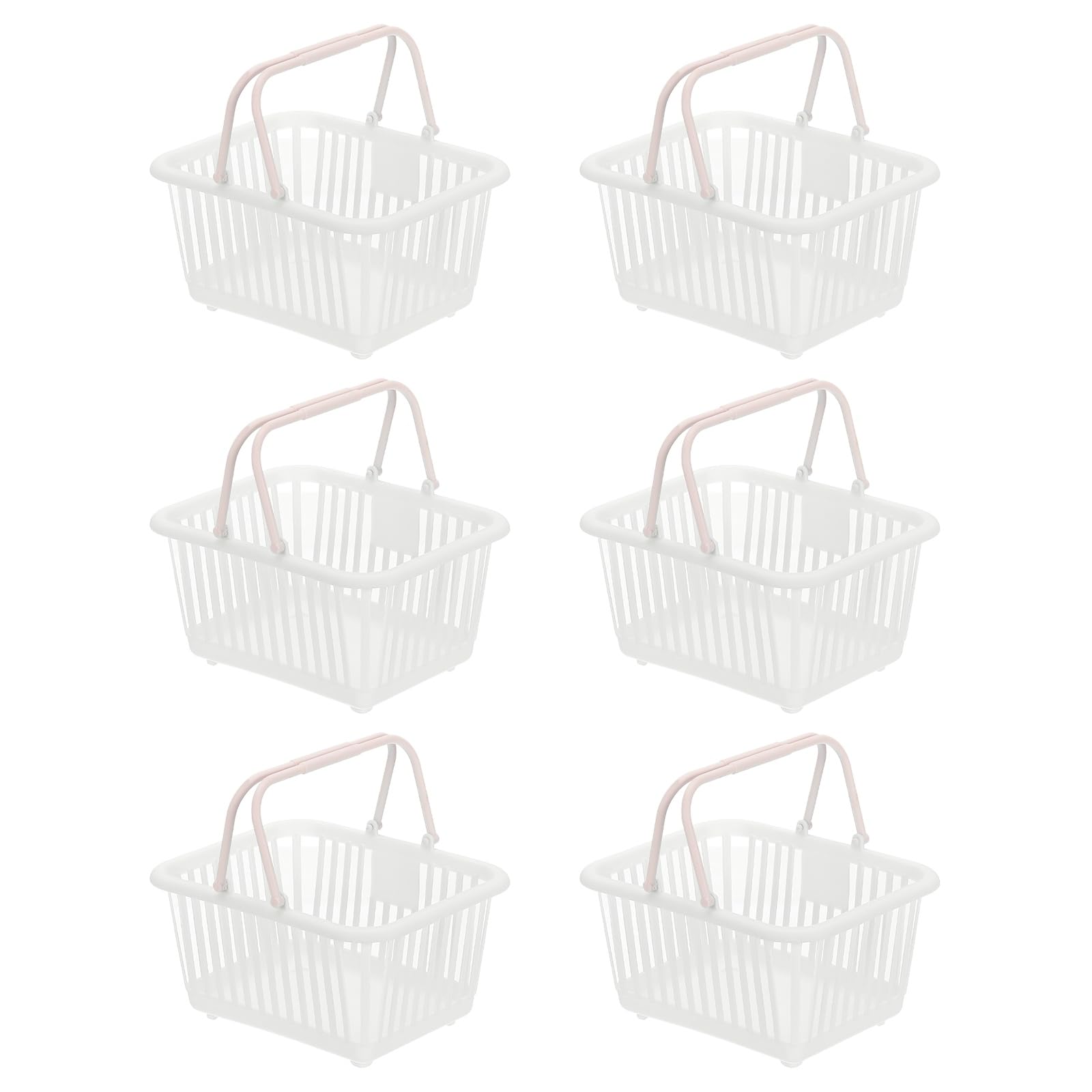 Panier de rangement en plastique blanc pour trier les fruits et légumes sans perdre de place