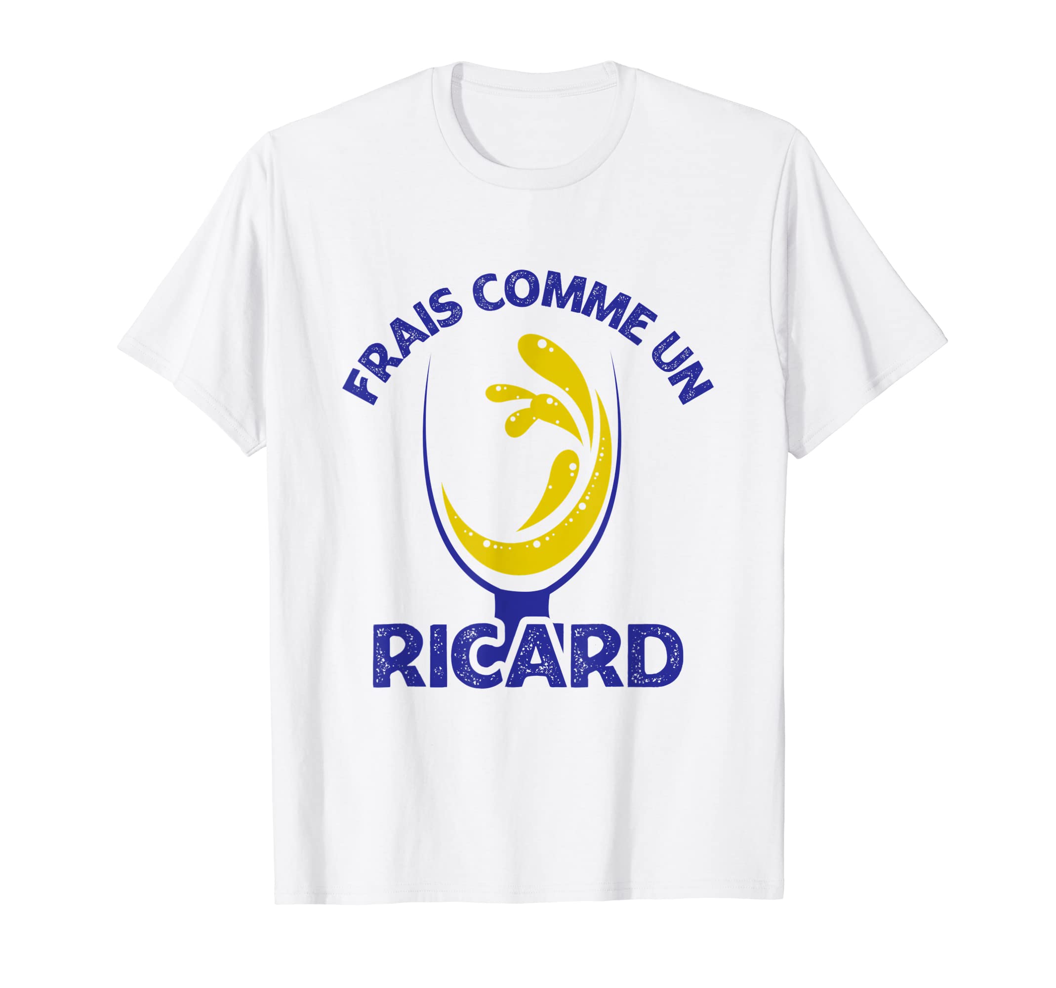 Mens Frais Comme un Ricard - Ricard Pastis Aperitif T-Shirt