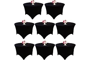 8 Pack 60" Round Tablecloths