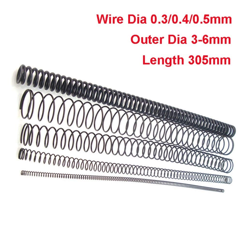 Jinchao Molla Di Compressione Y – Acciaio Al Manganese, Diametro Filo 1,4-1,6 Mm, Diametro Esterno 8-16 Mm, Lunghezza 305 Mm - 4