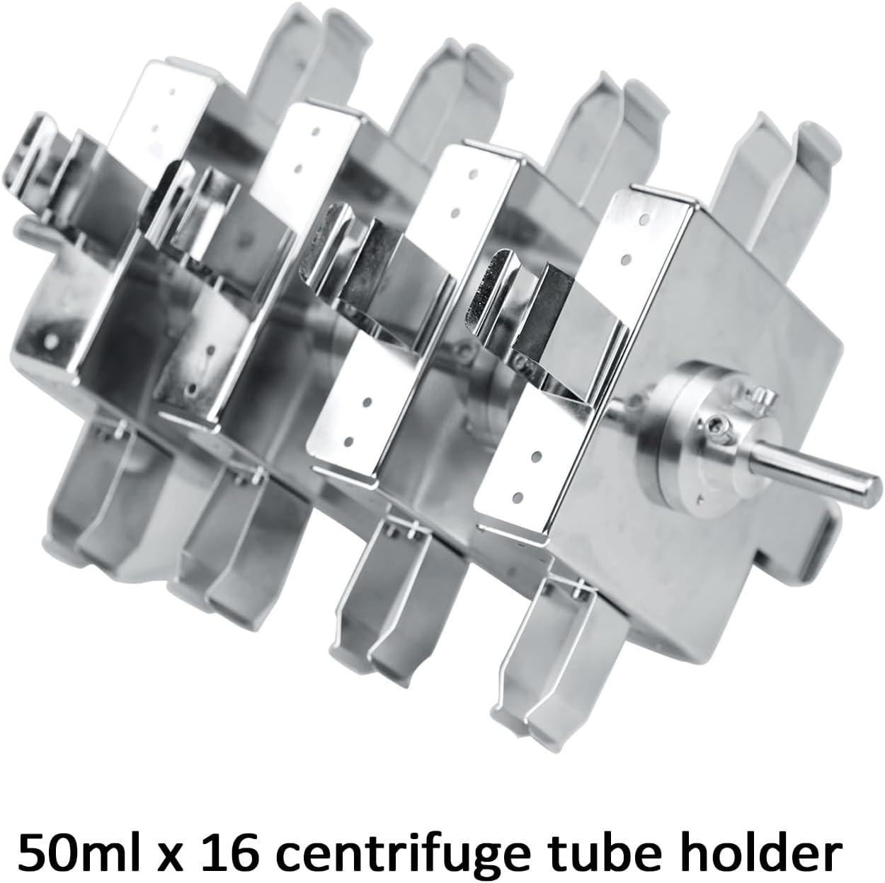 Digital Long Axis Rotating Mixer, Lab Multi-Tube Shaker, with Timed or Continuous Modes, 10-70rpm Adjustable Speed & Capacity 50ml*16 Tube, for Chemical
