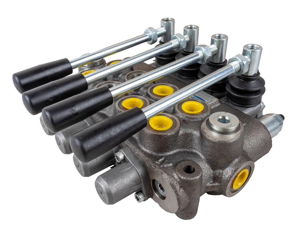 Distributore Oleodinamico Ama 4 Leve Doppio Effetto 40L 180 Bar