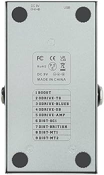 M-Vave Mini-Efx - Effects Pedal with 4 Overdrive Effects, 4