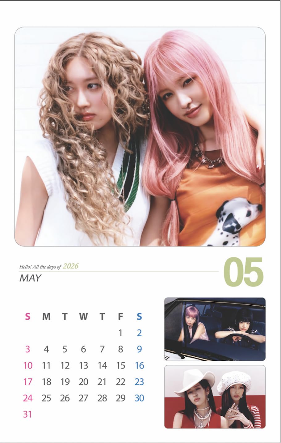 Amazon.co.jp: IVE アイブ グッズ 2026年 大型 壁掛けカレンダー (IVE