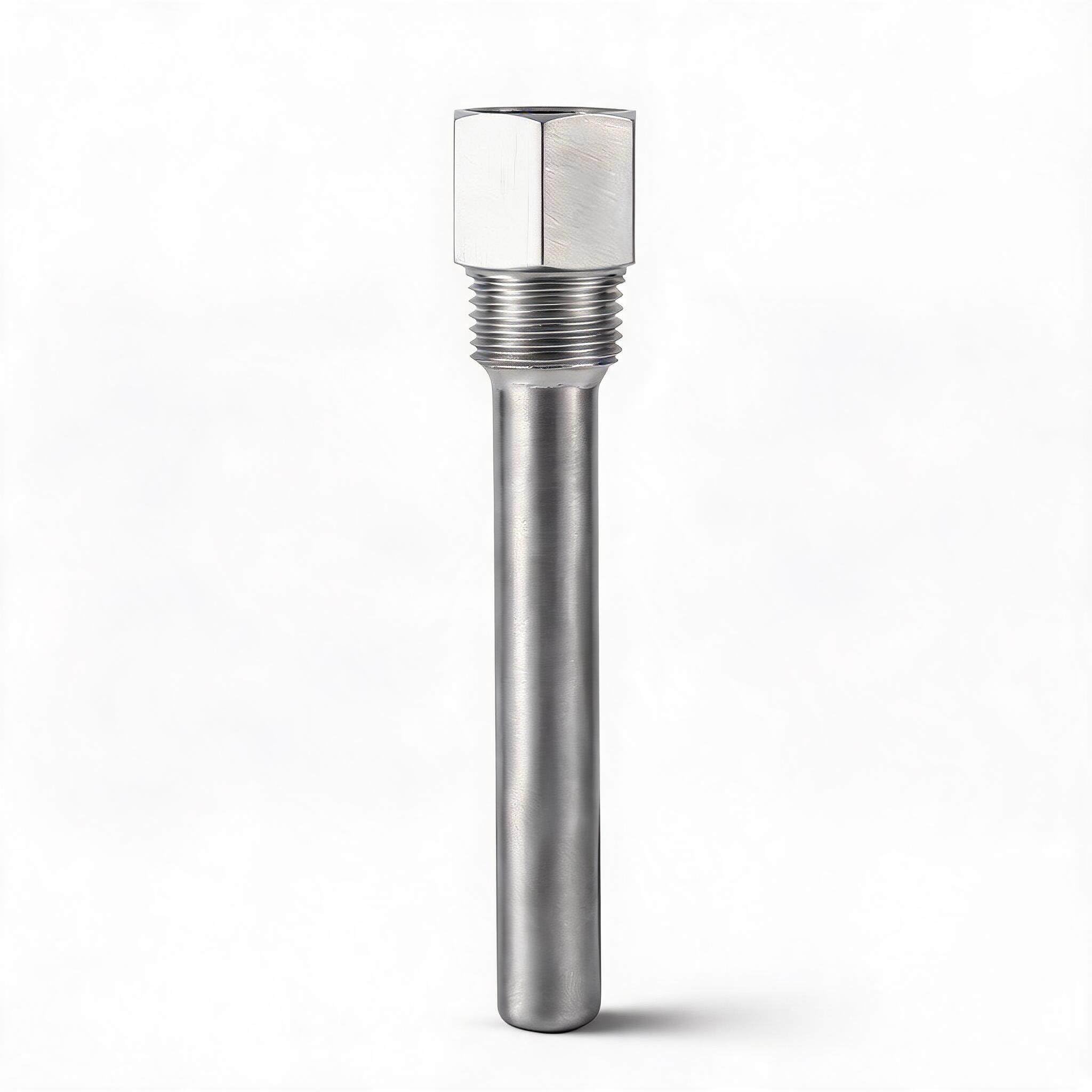 Stainless Steel Thermowell 1/2"NPT Threads for Temperature Sensors Thermowells, Temperature Instruments Thermometer-picture-15