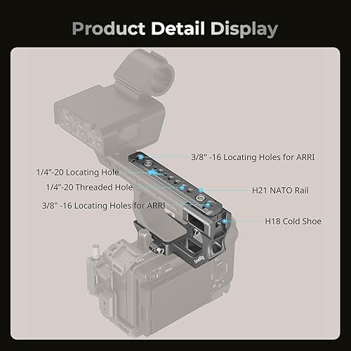 Vista 11 de SmallRig FX3 / FX30 XLR - Soporte de extensión con mango para Sony - MD3490