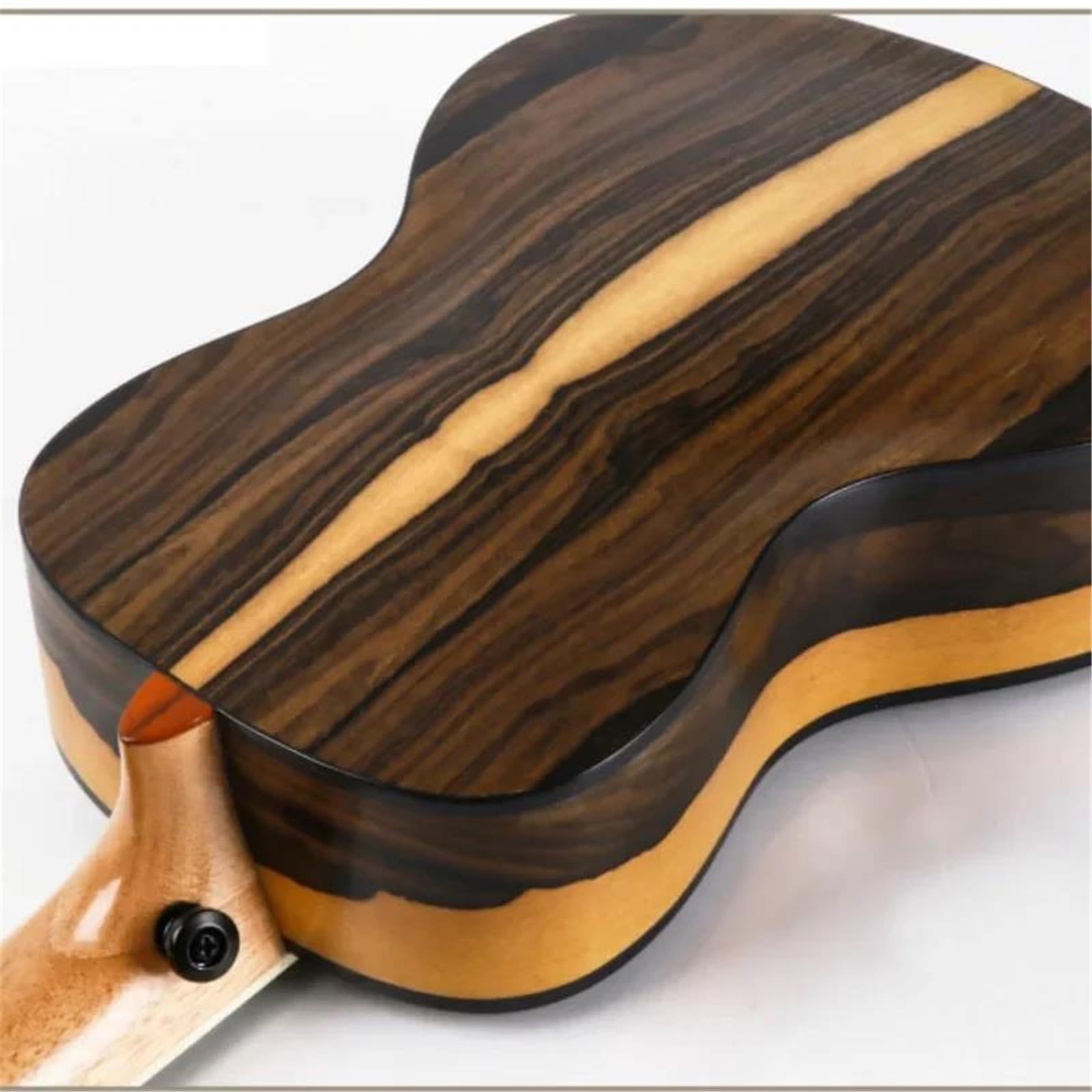 ukulele Ukulele 21 23 26 Cali Heban Mini Elektryczny Sopran Koncert Tenor Gitara Akustyczna 4 Struny Ukulele Przetworniki Vintage Matowy(B,26)