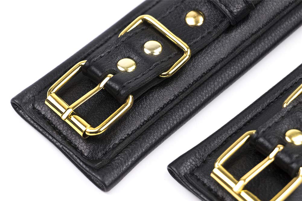 Ensemble de bondage en cuir rembourré