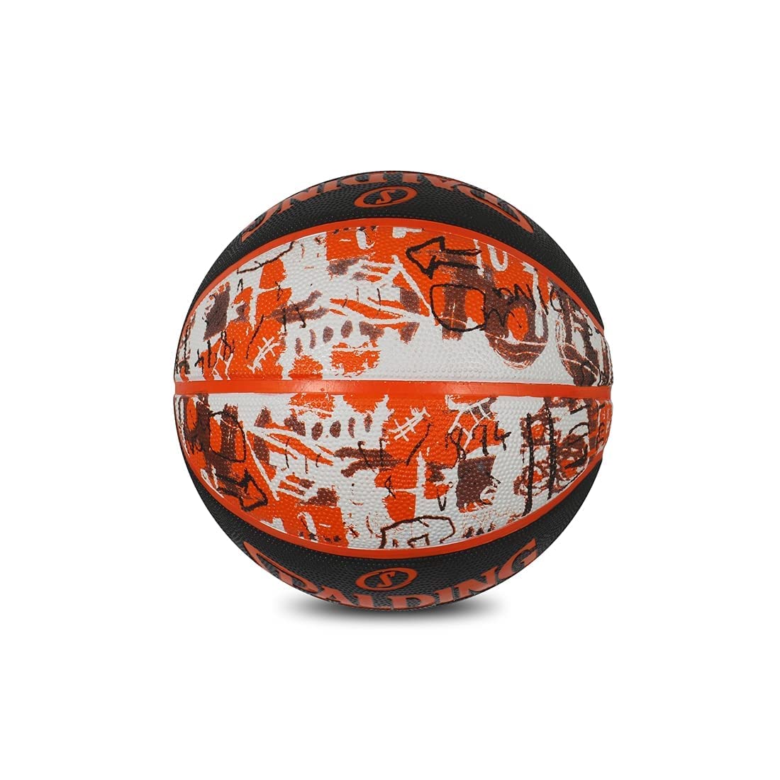 Spalding Graffiti Symbols Rubber Basketball Ball NBA Outdoor Ball For Men Size 7