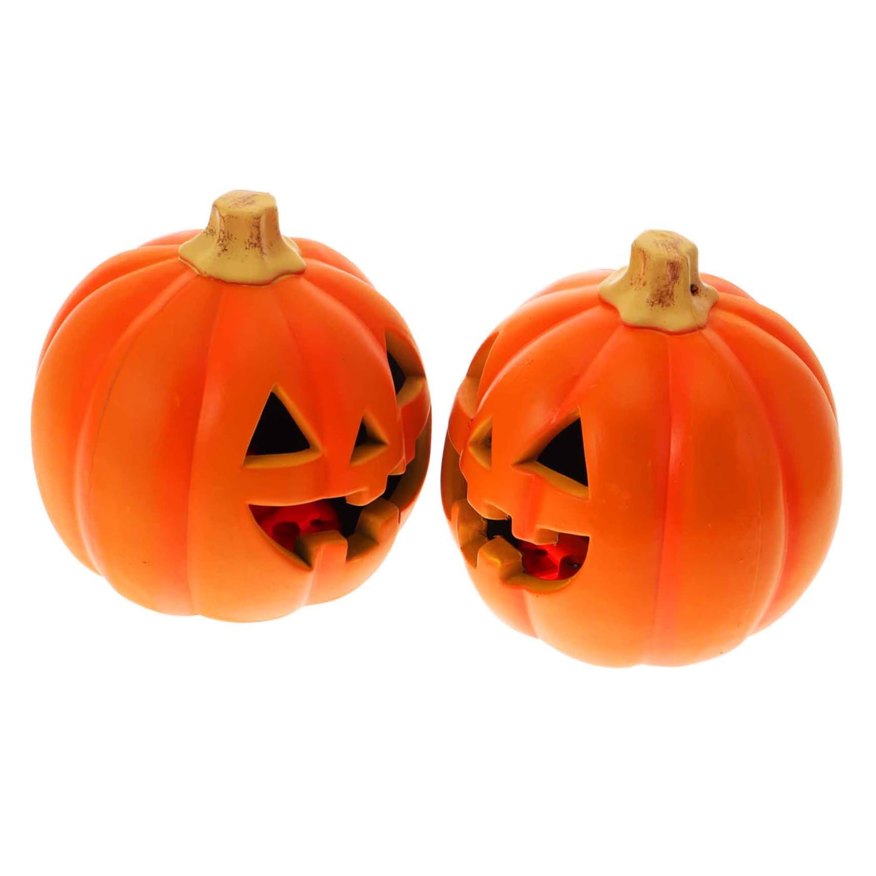 Mipcase 2pcs Halloween Pumpkin Light Cartoon Pumpkin Lamp for Festive Decorations for Parties Autumn Events and Halloween Celebrations