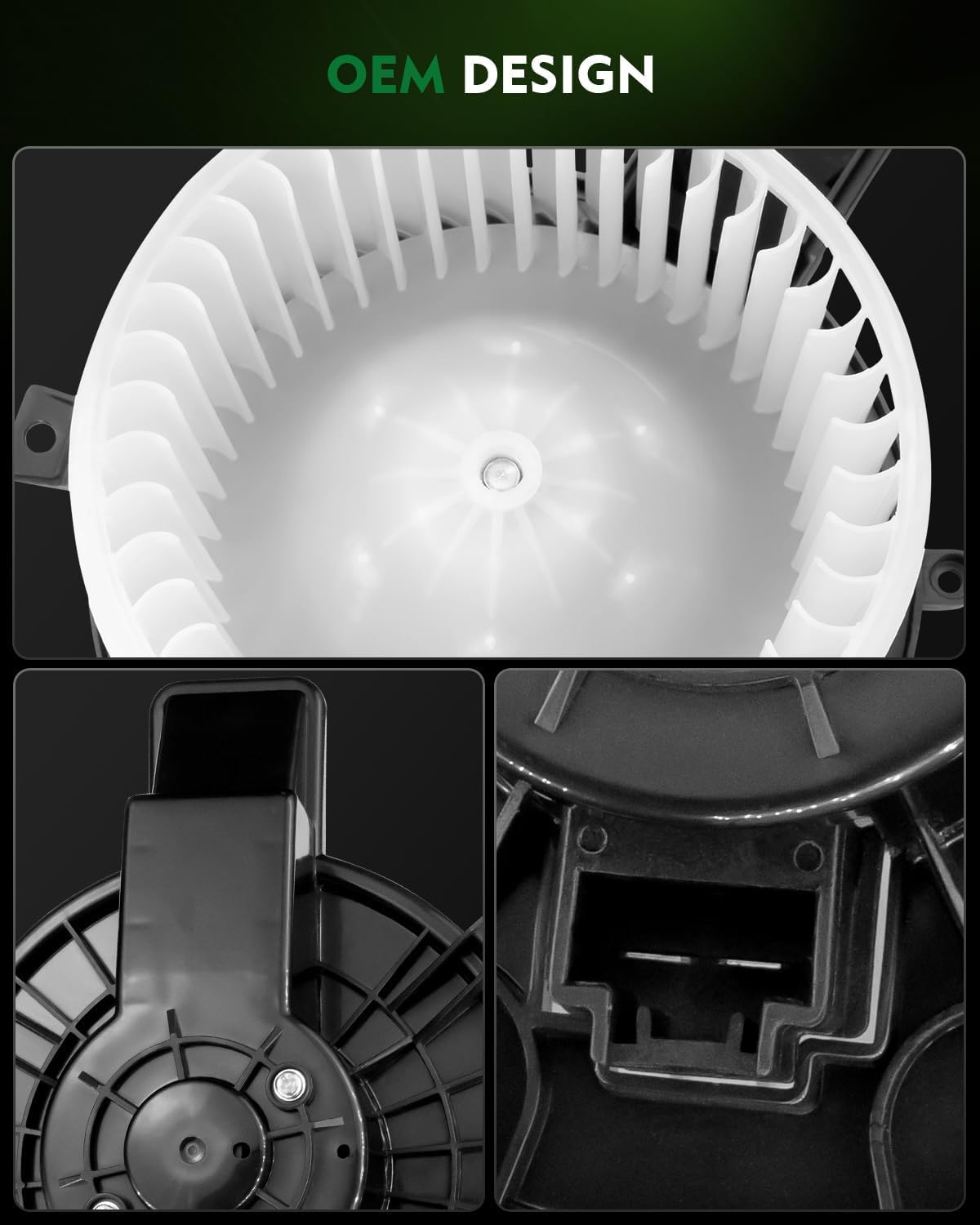 HVAC Heater Blower Motor Fits for:-Jeep Grand Cherokee 2011-2019 for:-Dodge Grand Caravan 2008-2012, Durango 2011-2019 for:-Chrysler Town and Country 2008-2016 OE# 700216, 68029719AB