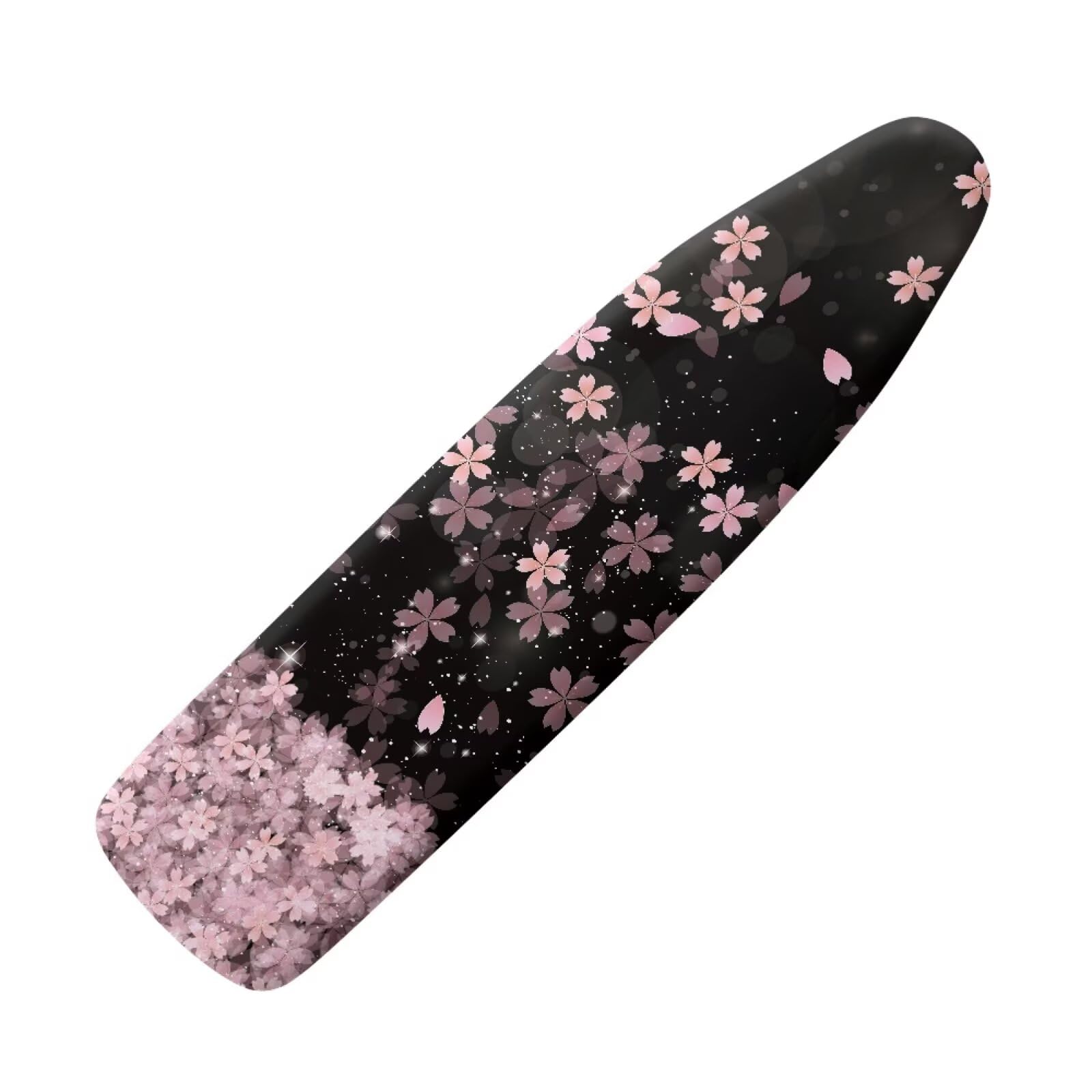 Ironing Board Cover - Standard Size 15x54 Ironing Board Covers with Gradient Cherry Blossoms Print, Elastic Edge Stain Resistant