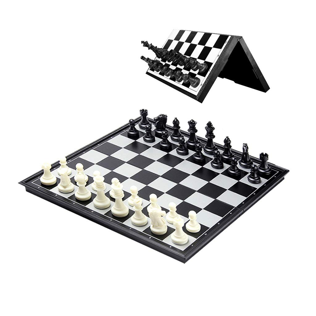 Set, Set da Viaggio 14,5 Pollici, Tavolo Gioco, con Pezzi, for Principianti, Bambini Adulti