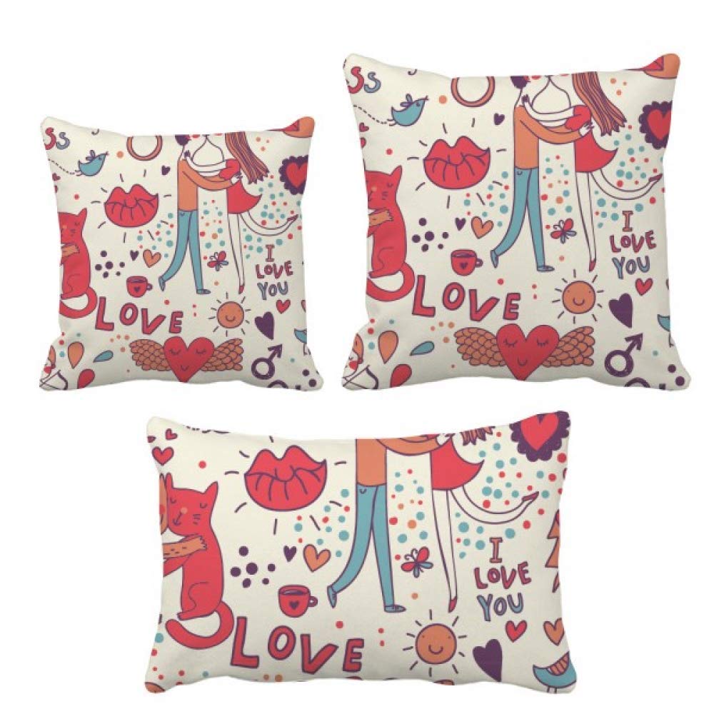 Coussin fleurs et plantes peintes avec insert pour décoration de canapé salon