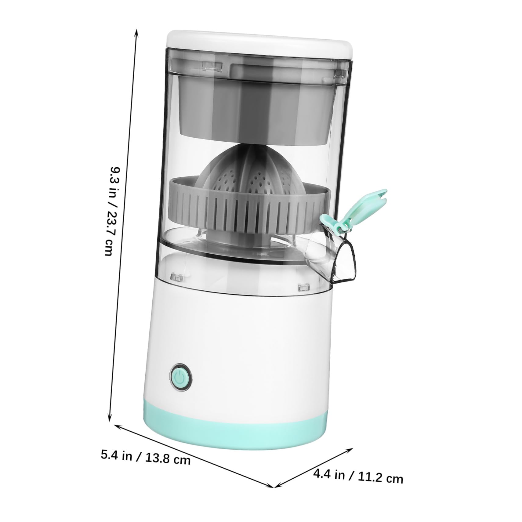Cabilock Exprimidor Eléctrico Portátil de Cítricos 7,4v Batería 1600mah, Fácil Limpieza y Material Abs para Jugos Frescos en Casa y Exterior