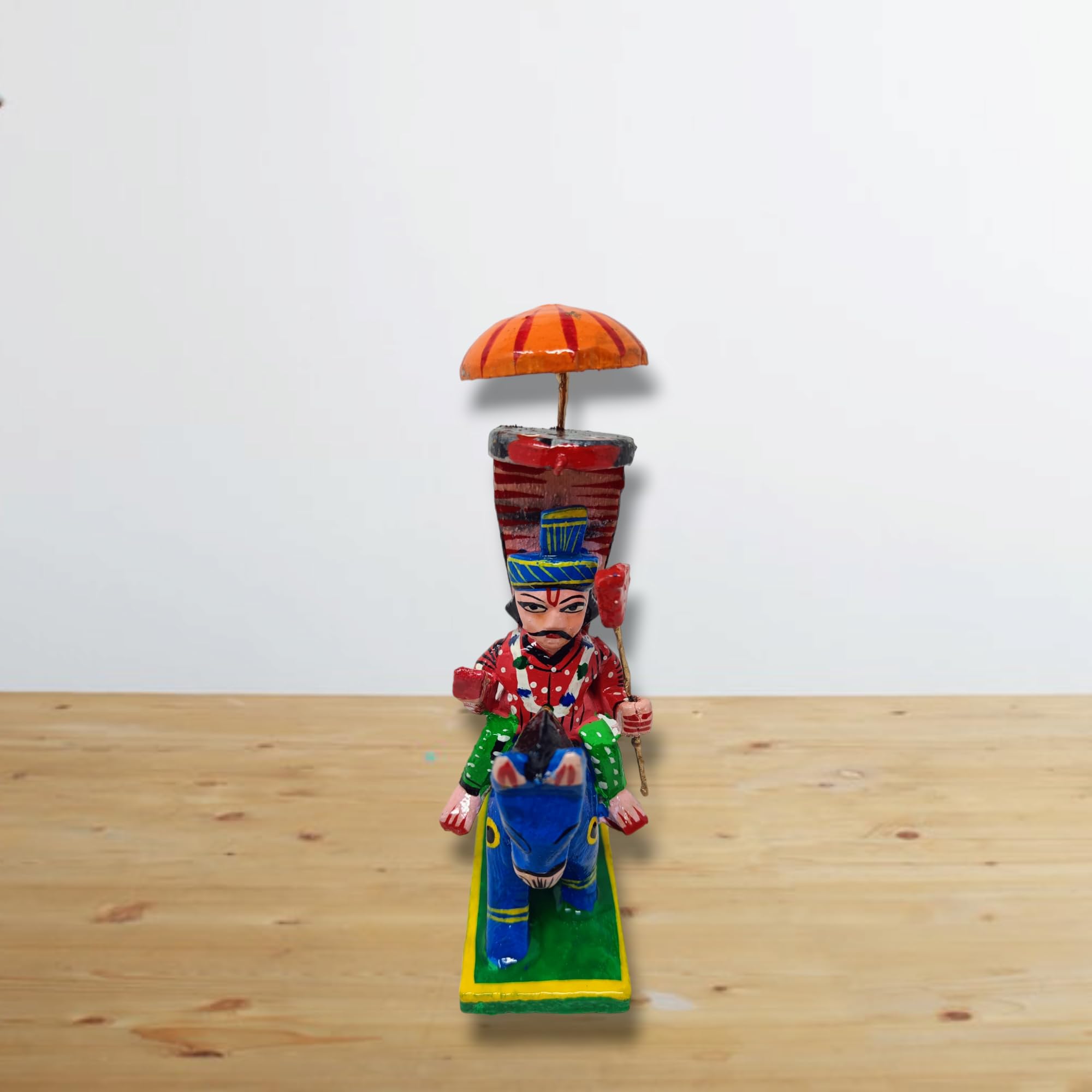Hand-Crafted Pooja Chowki for Religious Ceremony (Guga spl.) //guga Baba//guga pata-picture-23